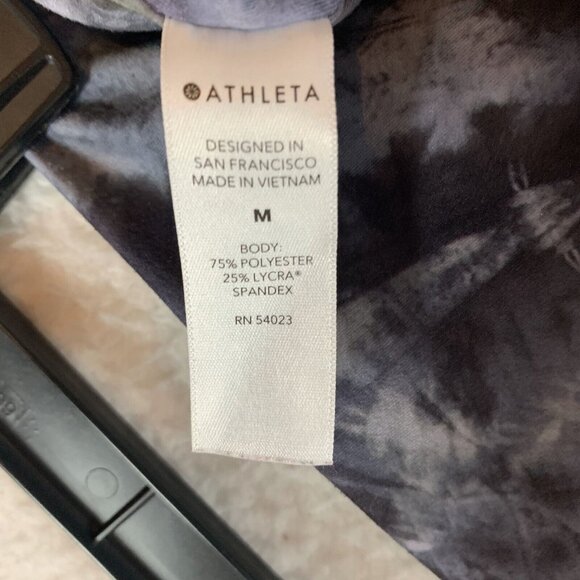 Athleta Salutation Jogger Pants Women's Medium Tie Dye Printed Pockets 9772 - Picture 8 of 12